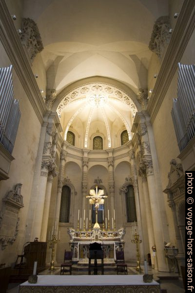 Chœur de la Basilica di Santa Croce de Lecce. Photo © André M. Winter