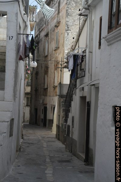 Ruelle dans le centre de Rodi Garganico. Photo © Alex Medwedeff
