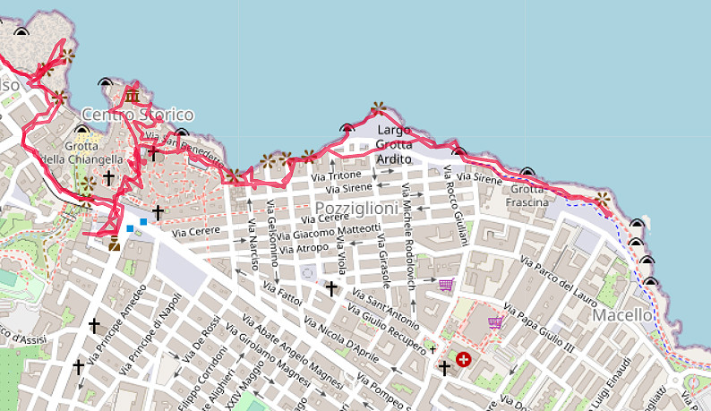 Carte OpenStreetMap de Polignano a Mare