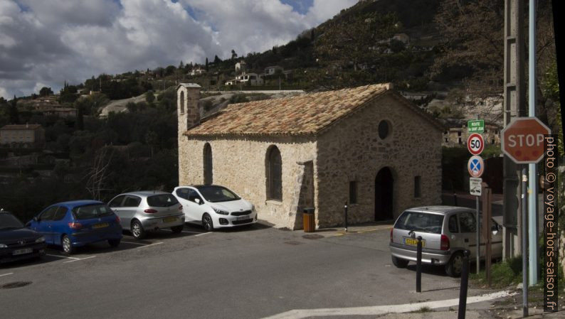 Chapelle Saint Jean à Tourrettes-sur-Loup. Photo © André M. Winter