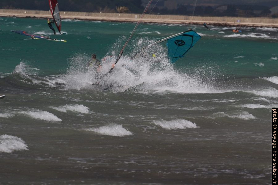Activité à la Plage des Estagnets au mois de mars. Photo © André M. Winter