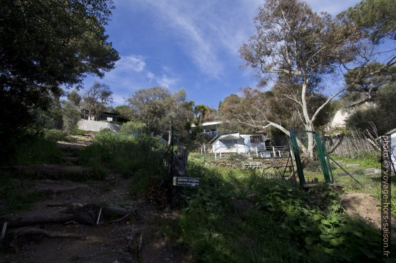 Cabanes dans la forêt des Pierras. Photo © André M. Winter