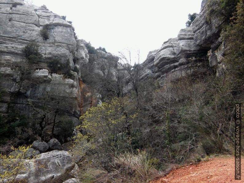 Gorges resserrés du Caramy aux Sauts du Cabri. Photo © André M. Winter