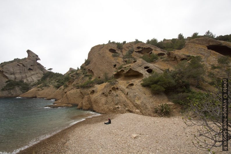 Côté ouest de l'Anse de Figuerolles. Photo © André M. Winter