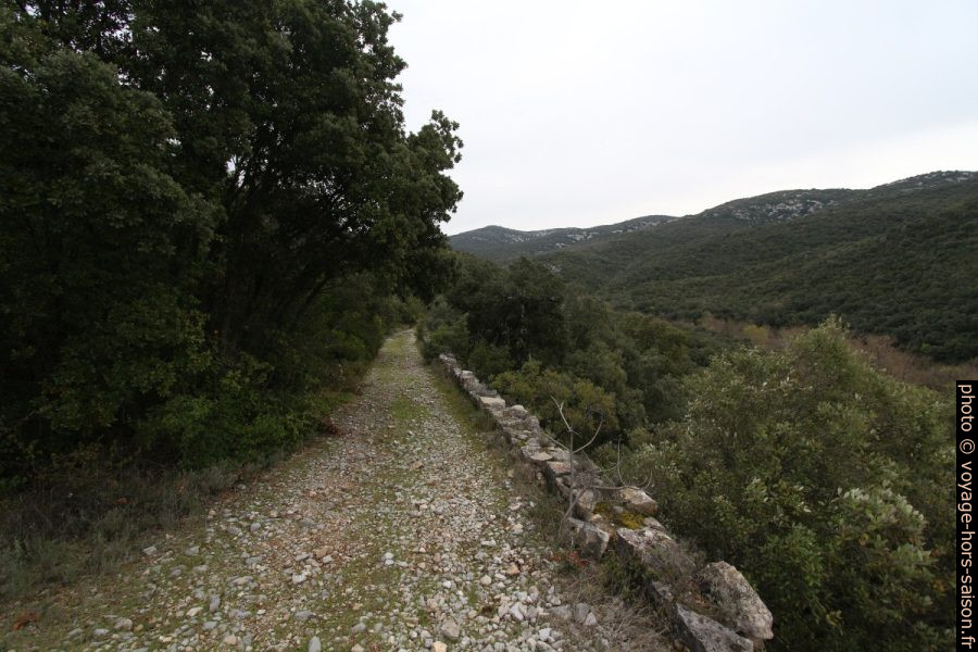 Piste en descente du nord vers le Moulin de Figuière. Photo © André M. Winter