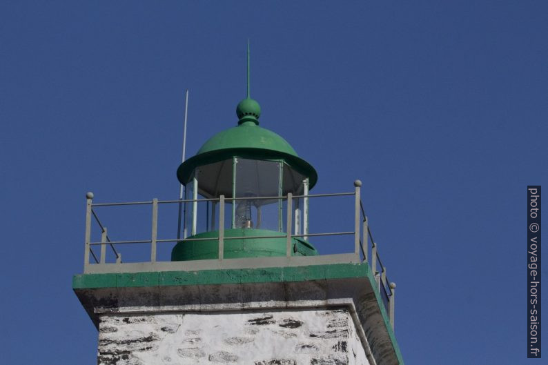 Lanterne verte du phare de Port-Vendres. Photo © André M. Winter