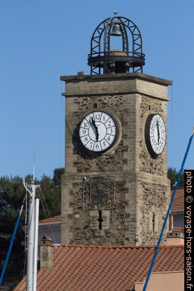 La Tour de l’Horloge à Port-Vendres. Photo © André M. Winter