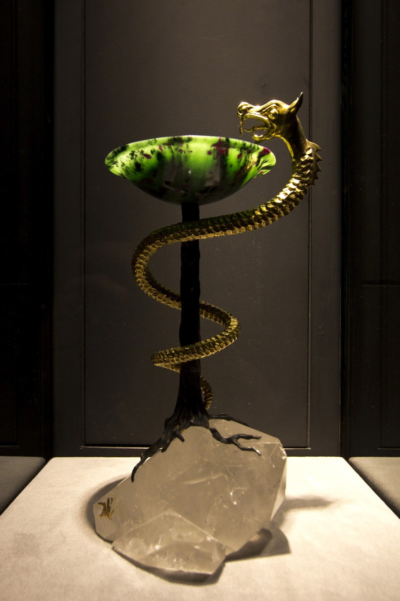 Caducée I - Dalí - 1982 - sculpture . Photo © André M. Winter