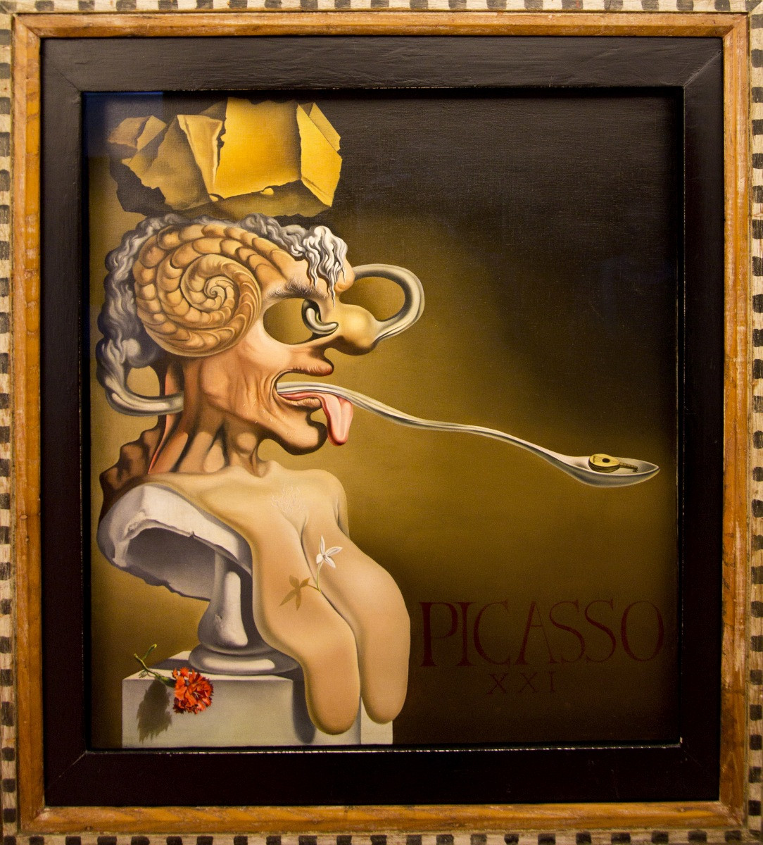 Portrait de Pablo Picasso au XXIème siècle - Dalí -1947. Photo © André M. Winter
