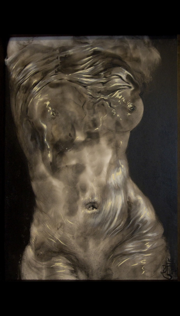 Sfumato - Dalí - Corps de femme - 1972. Photo © André M. Winter