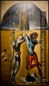Poésie d’Amérique (Les athlètes cosmiques) - Dalí - 1943. Photo © André M. Winter