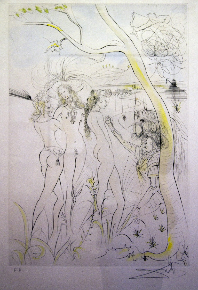 Le Jugement de Paris - Dalí - 1971. Photo © André M. Winter