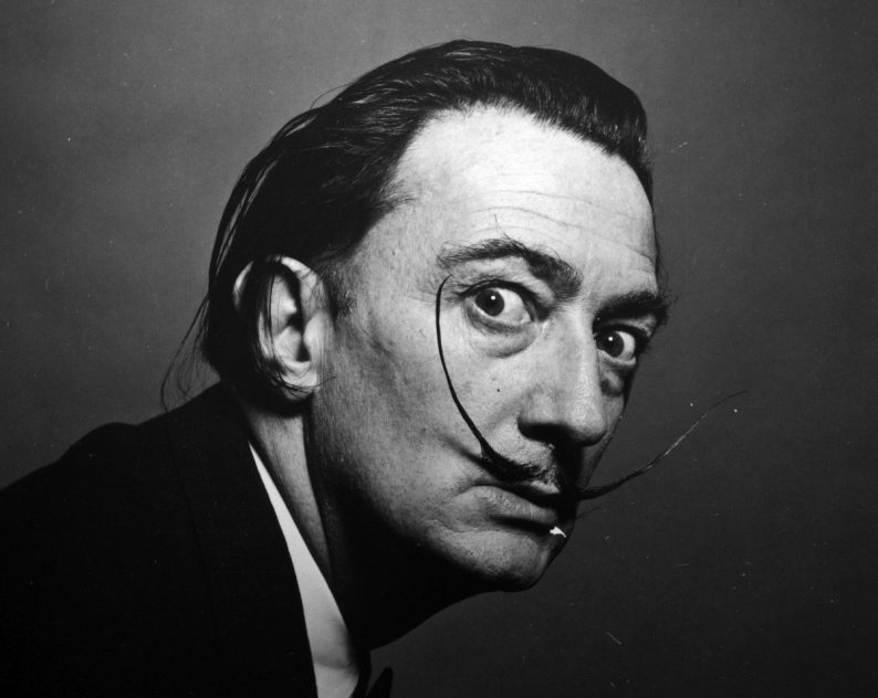 Dali's mustache - Philippe Halsman