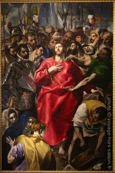 El expolio - El Greco - 1579. Photo © André M. Winter