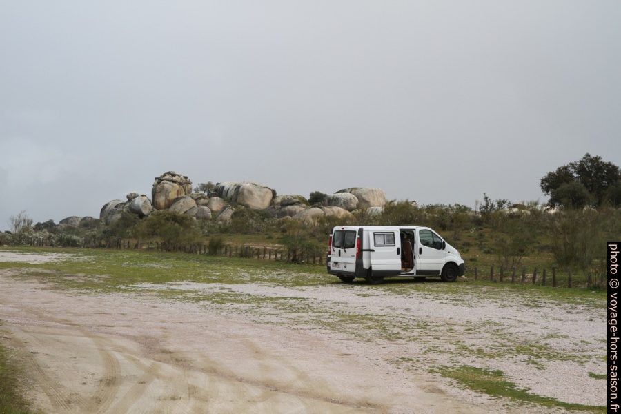 Notre trafic au Monument Naturel des Barruecos. Photo © André M. Winter