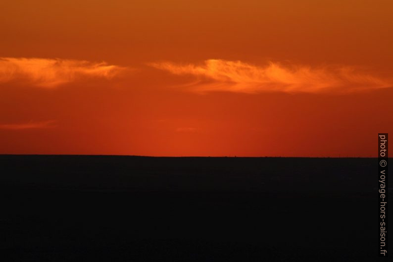 Lueur après le coucher de soleil. Photo © André M. Winter