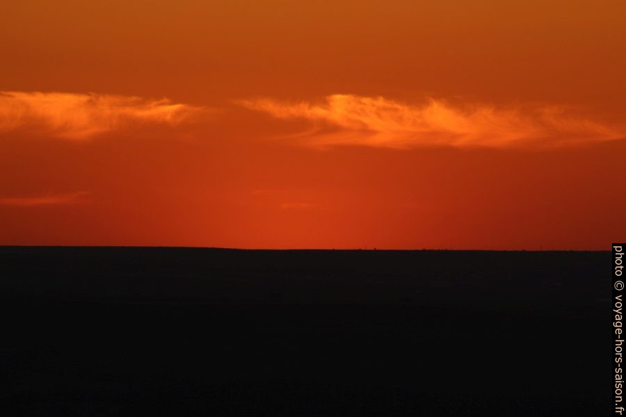 Lueur après le coucher de soleil. Photo © André M. Winter