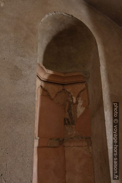 Ancien mihrab dans l'église de Mértola. Photo © André M. Winter