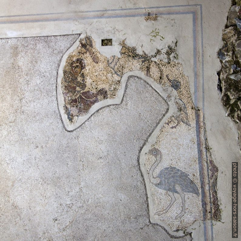 Mosaïques dans le couloir du Complexe Baptismal. Photo © André M. Winter