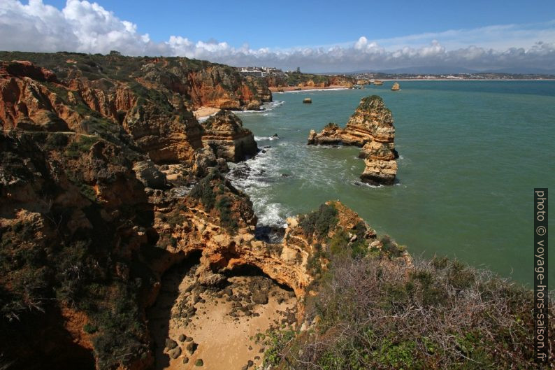 Côte de l'Algarve de la Ponta da Piedade. Photo © André M. Winter