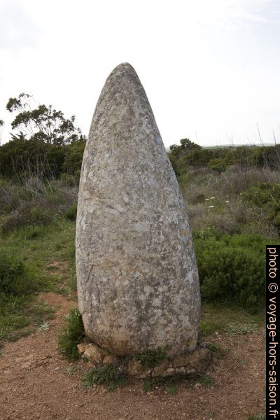 Menir de Aspradantes. Photo © André M. Winter