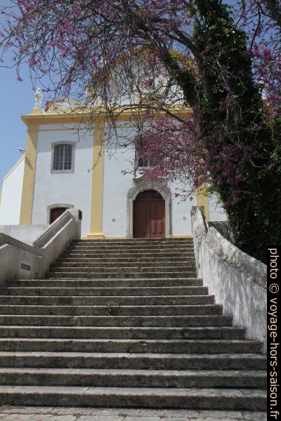 Marches du parvis de la Igreja Matriz de Santiago do Cacém. Photo © Alex Medwedeff