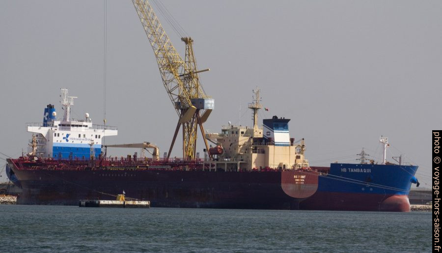 Deux navires en gardiennage au chantier naval de Mitrena. Photo © André M. Winter