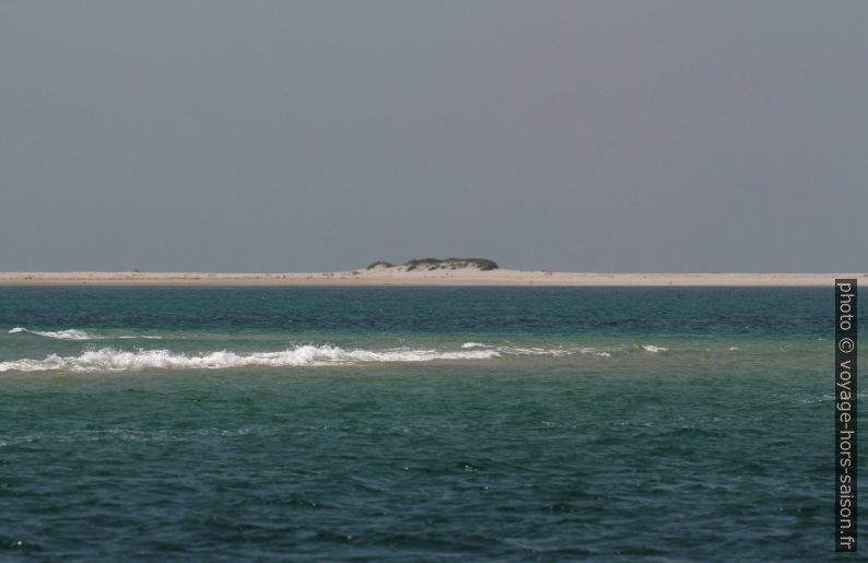 Bancs de sable dans l'estuaire du Sado. Photo © André M. Winter