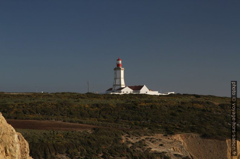 Phare du Cap Espichel vu du nord. Photo © Alex Medwedeff