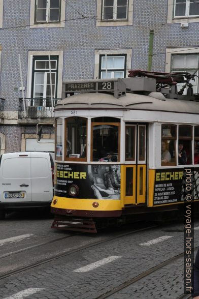 Tram 28E de Lisbonne. Photo © Alex Medwedeff