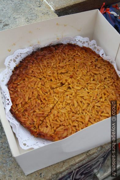 Gâteau aux amandes. Photo © Alex Medwedeff