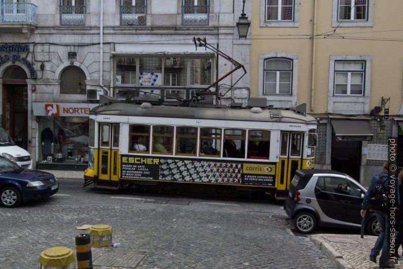 Rame 561 du tram n°28 de Lisbonne. Photo © André M. Winter