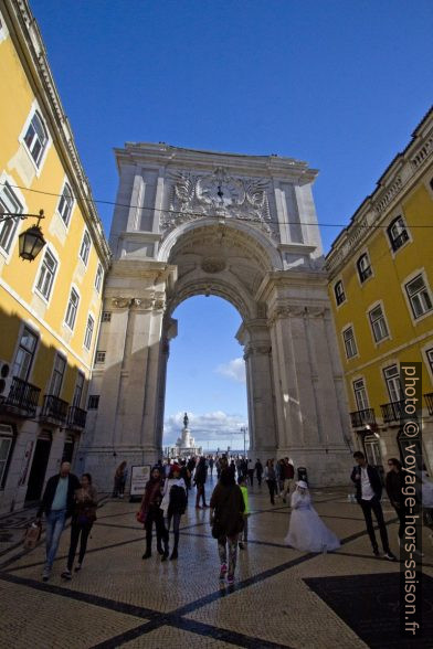 Face arrière de l'Arco da Rua Augusta. Photo © André M. Winter