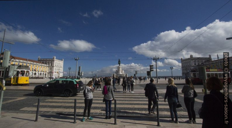 Praça do Comércio sous le soleil du soir. Photo © André M. Winter