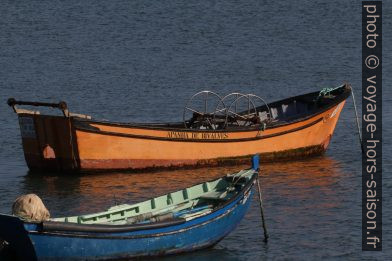 Bateau ramasseur de bivalves Estrala do Mar. Photo © André M. Winter