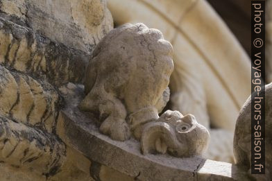 Un monstre de l'étage supérieure du Monastère des Hiéronymites. Photo © André M. Winter