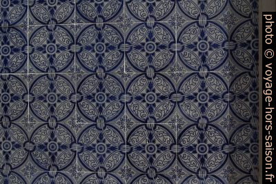 Carreaux bleus et blancs. Photo © André M. Winter