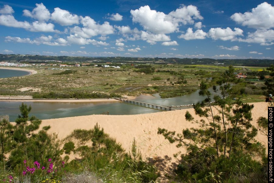 Dune de Salir do Porto et l'embouchure du Rio Tornada. Photo © Alex Medwedeff