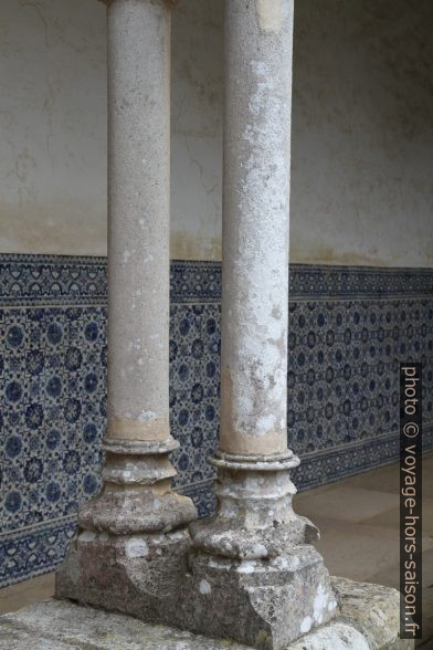 Colonnes fines du Claustro do Cemitério. Photo © Alex Medwedeff