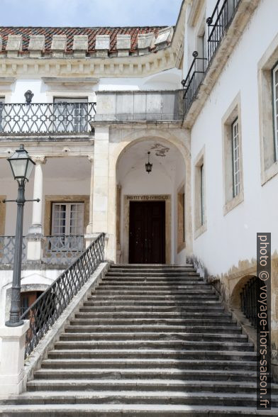 Escalier menant vers l'institut juridique. Photo © Alex Medwedeff