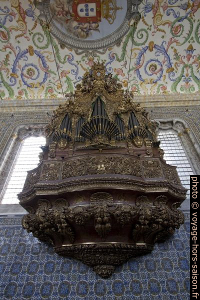 Orgue de la Capela de São Miguel. Photo © André M. Winter