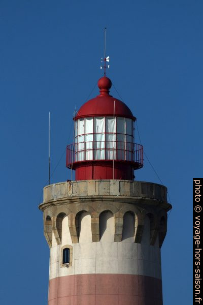 Lanterne voilée du Phare d'Aveiro. Photo © André M. Winter