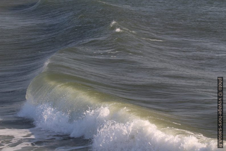 Déferlement d'une vague. Photo © André M. Winter