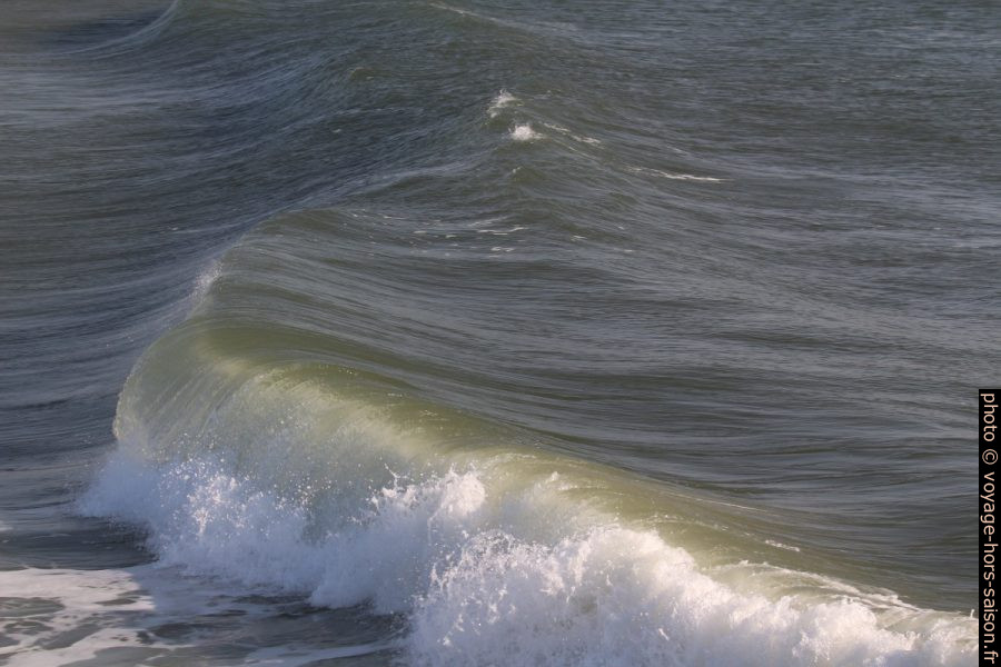Déferlement d'une vague. Photo © André M. Winter