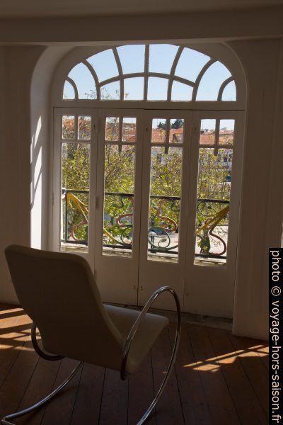 Un rocking-chair sur la véranda de la Casa do Major Pessoa. Photo © Alex Medwedeff
