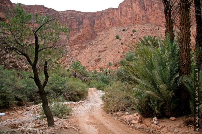 Gué dans les Gorges d'Aït Mansour. Photo © André M. Winter