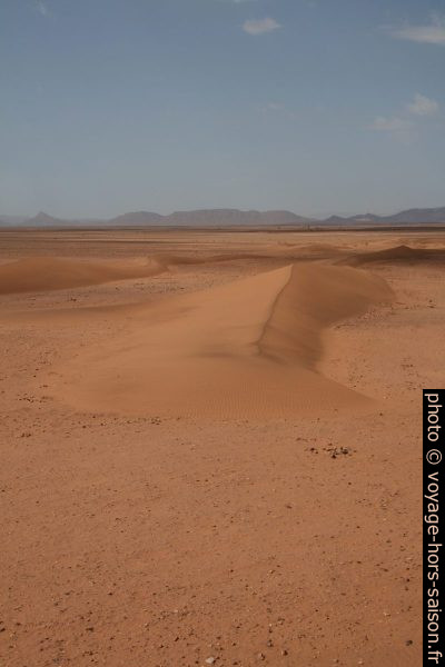 Petites dunes près de Tinfou. Photo © Alex Medwedeff