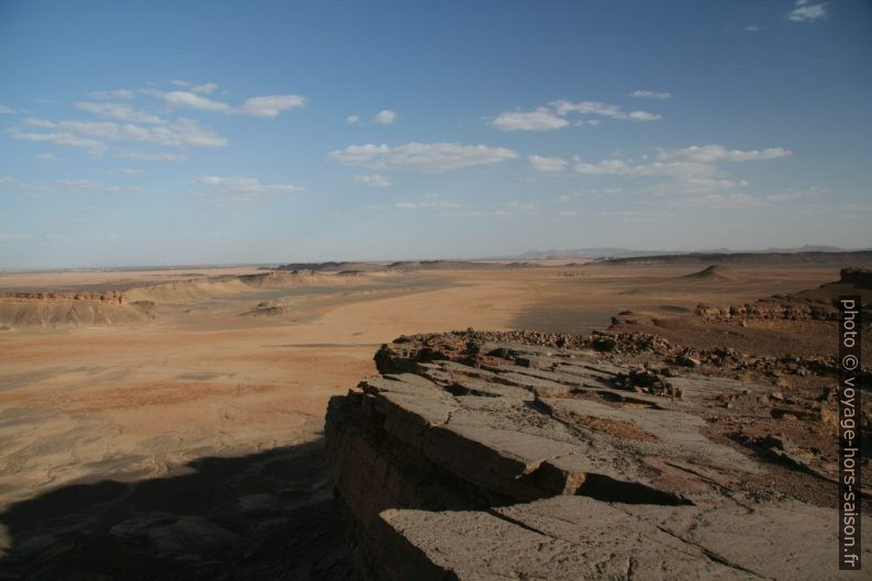 Plaine sablonneuse à l'est du Lamdouar. Photo © André M. Winter