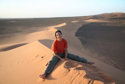 Alex sur la dune. Photo © André M. Winter