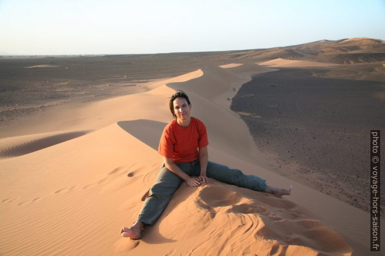 Alex sur la dune. Photo © André M. Winter